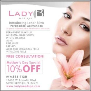 med spa magazine ad design