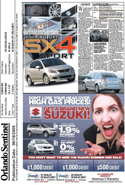 auto dealership advertising