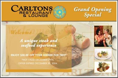 Restaurant Postcard Design