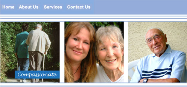 homecare web design
