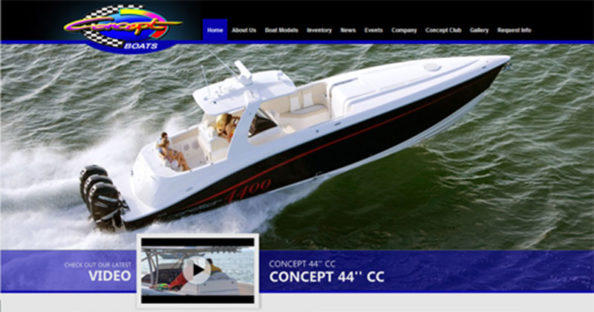 manufacturer web design