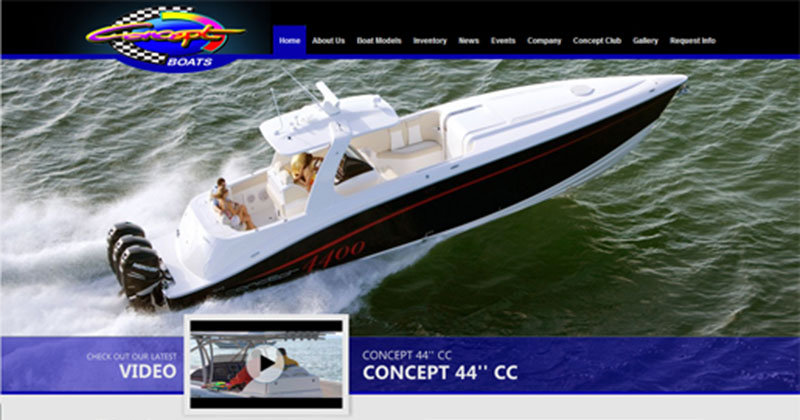 manufacturer web design