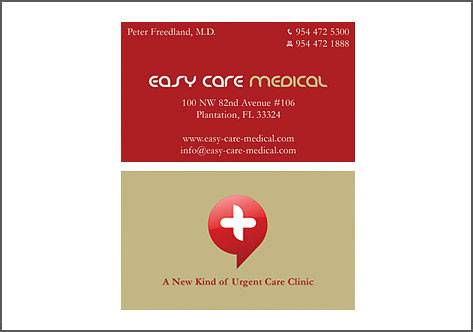 medical business card design