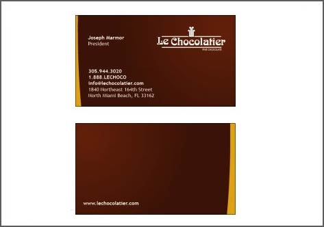 business card design