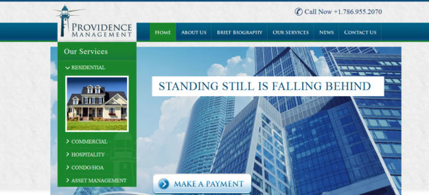 property management web design