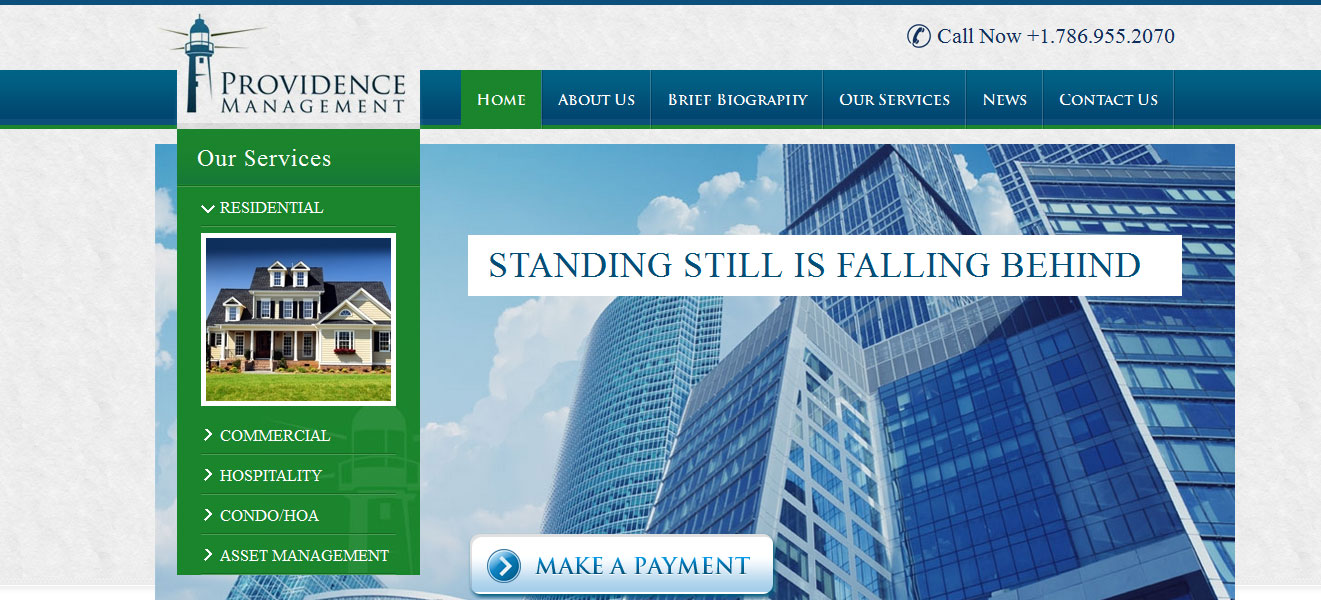property management web design