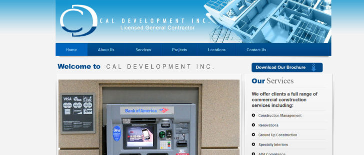 construction company web design