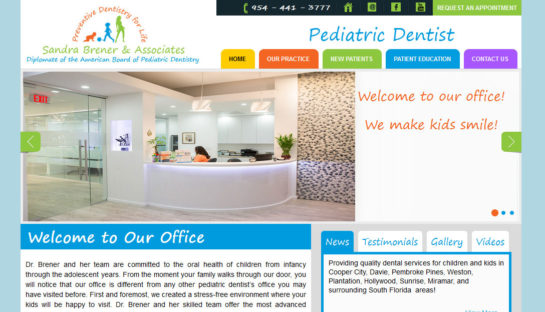 dentist web design