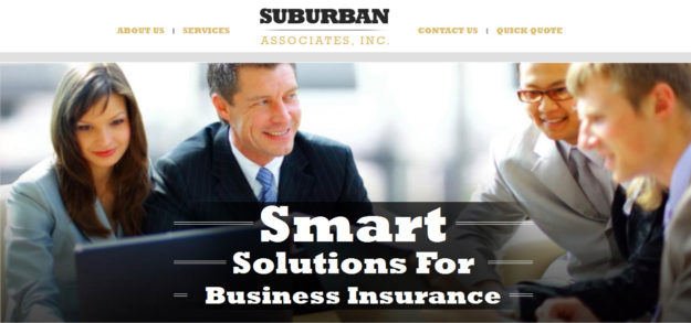 insurance website design