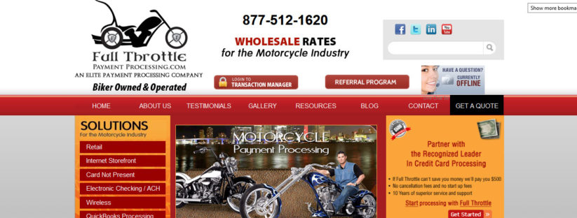 merchant account web design