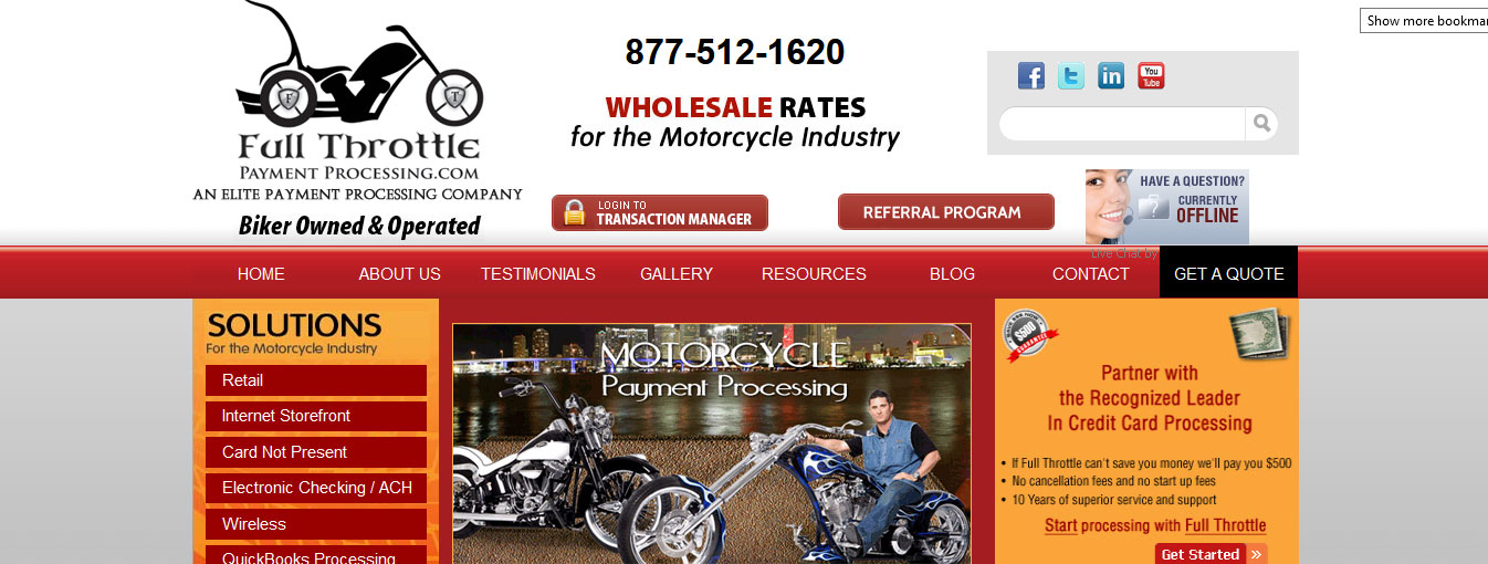 merchant account web design