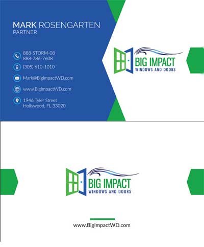 home improvement business card design