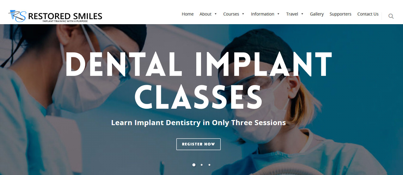 dentistry web design