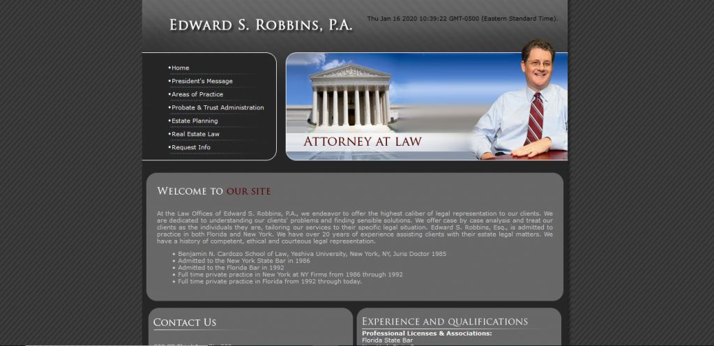 attorney web design