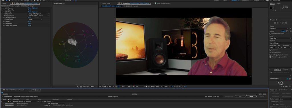 green screen video production