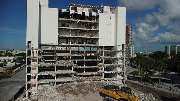 aerial photography construction sites