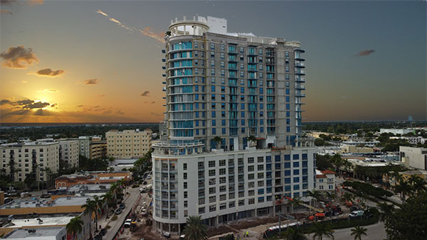 construction aerial photography