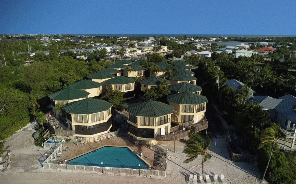 resort drone photography
