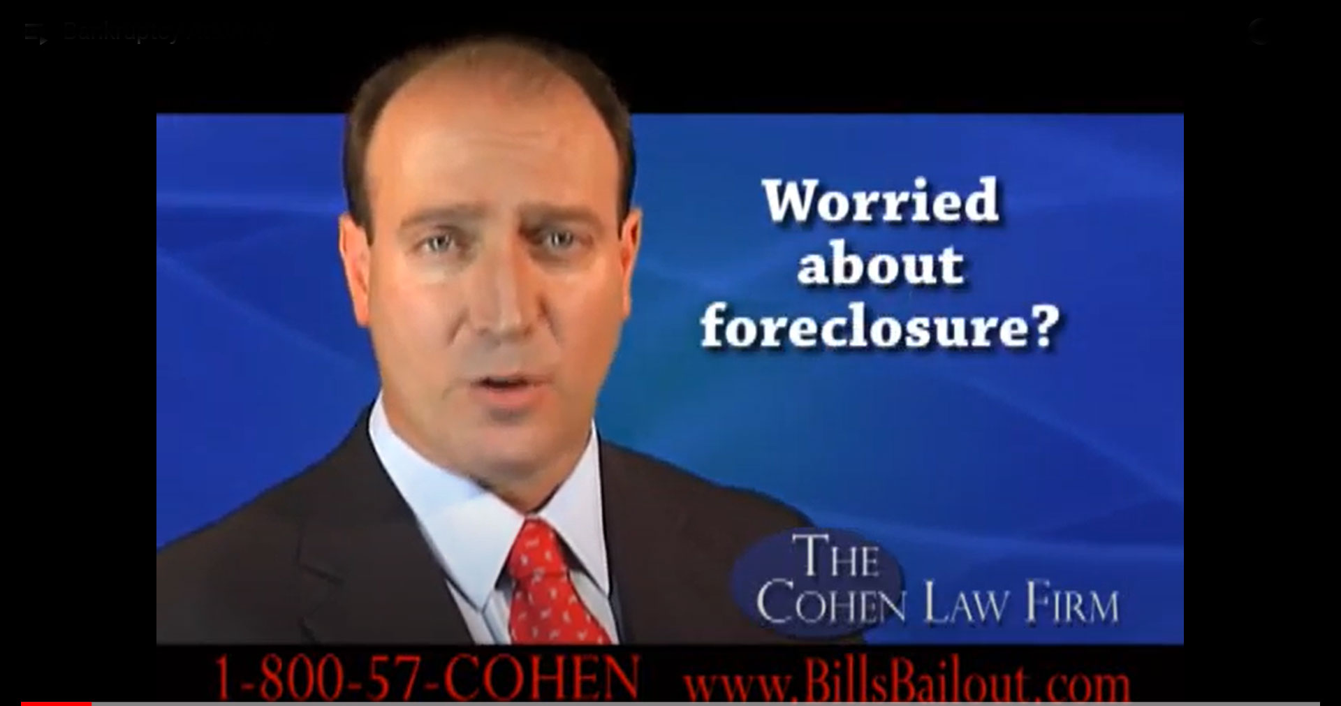 bankruptcy attorney tv advertising