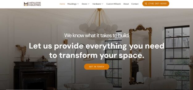 hardware company web design