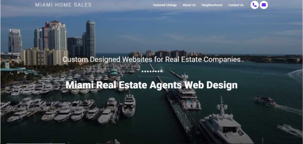 real estate website design
