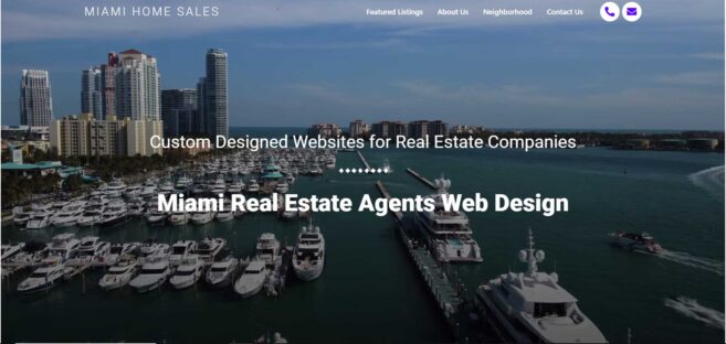 real estate website design